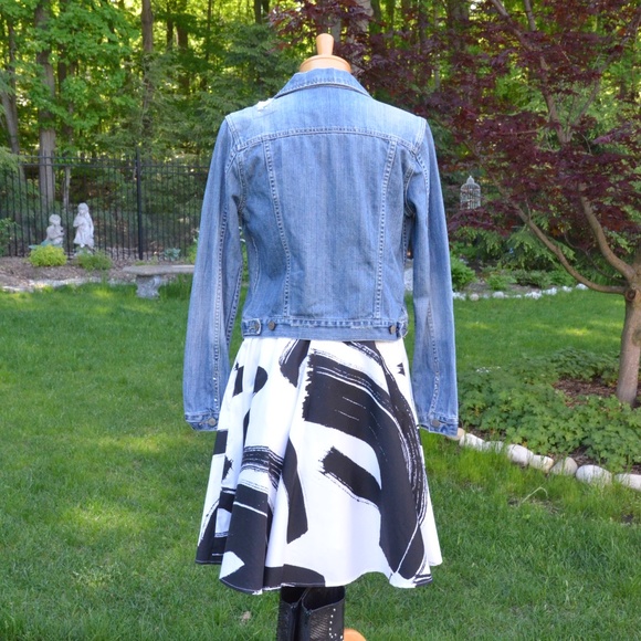 American Eagle Distressed Denim Jacket - Picture 6 of 7